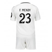 Real Madrid Ferland Mendy #23 Hemmaställ Barn 2024-25 Korta ärmar (+ Korta byxor)